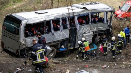 28.09.2017, На Кубани разбился экскурсионный автобус