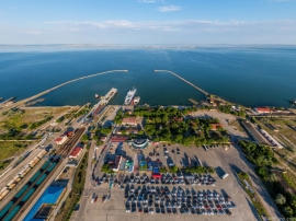 11.05.2016, В порту Крыма открыли новый причал для паромов