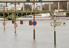 26.01.2018, В Париже наводнение
