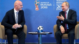 08.06.2018, Глава ФИФА заявил о готовности России к ЧМ-2018