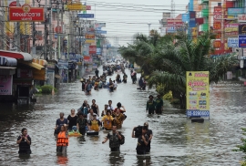 06.08.2018, Люди пострадали от наводнений в Таиланде