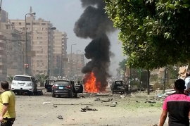 08.04.2016, Несколько мощных взрывов прогремели в Египте