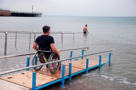 18.07.2017, Пляжи Геленджика оборудуют для инвалидов