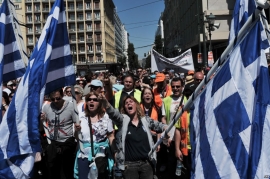 15.01.2018, В Греции забастовки