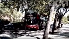 01.08.2017, В Барселоне автобус подвергся нападению