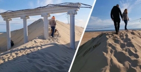 22.03.2021, Главный детский курорт на море занесло песком