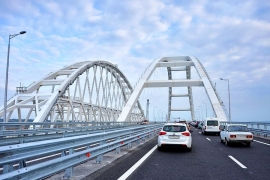 02.03.2019, Сколько автомобилей проехали по Крымскому мосту