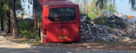 13.05.2019, Автобус проехал по туристке на Мальдивах