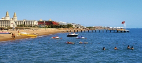 13.10.2020, Погода в Анталье: вода +27C°, воздух +26C°