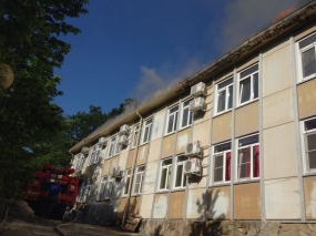 12.05.2020, База отдыха загорелась в Туапсе