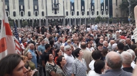 17.08.2019, В Грузии продолжаются митинги