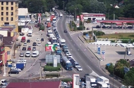 29.08.2019, В городе Сочи образовались огромные пробки 