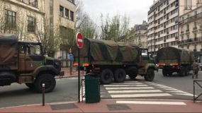 18.03.2020, В Париж вошли войска: армия будет блокировать столицу