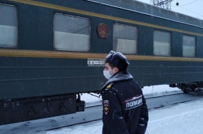 03.02.2020, Поезд из Пекина едет в Москву без пассажиров